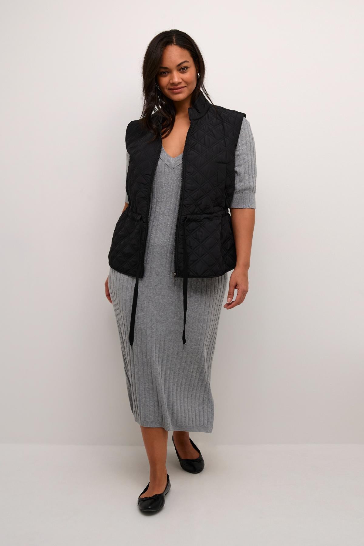 Kaffe Curve Veste Sans Manche Femme