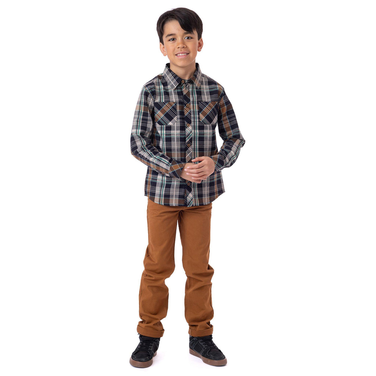 NANO Chemise Carottée Garçon 7 à 14 Ans