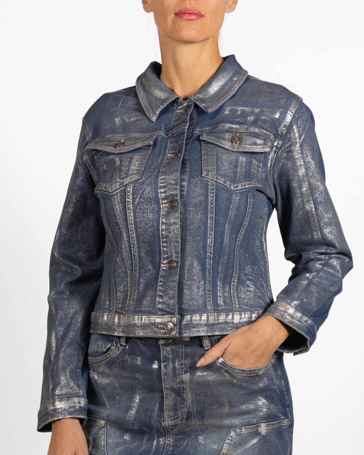 ANGELA MARA VESTE EN JEANS FEMME