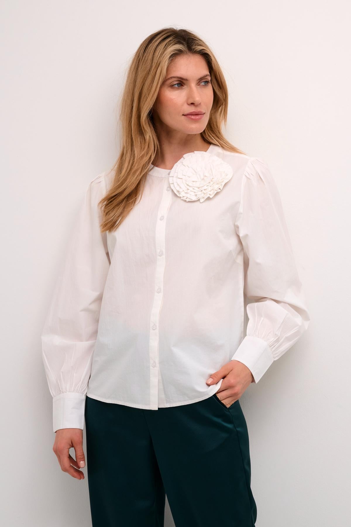 Cream Chemise Femme