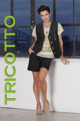 TRICOTTO VESTE SANS MANCHE FEMME
