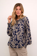 CREAM BLOUSE FEMME