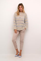 CREAM PULLOVER FEMME