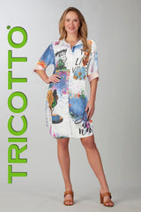 TRICOTTO ROBE-CHEMISE FEMME