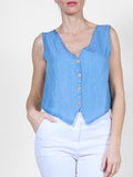 ANGELA MARA VESTE SANS MANCHE FEMME