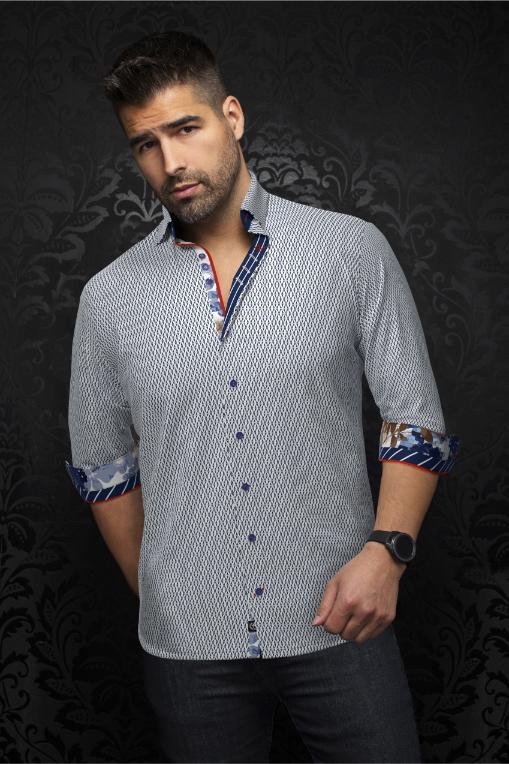 AU NOIR CHEMISE KNIT HOMME