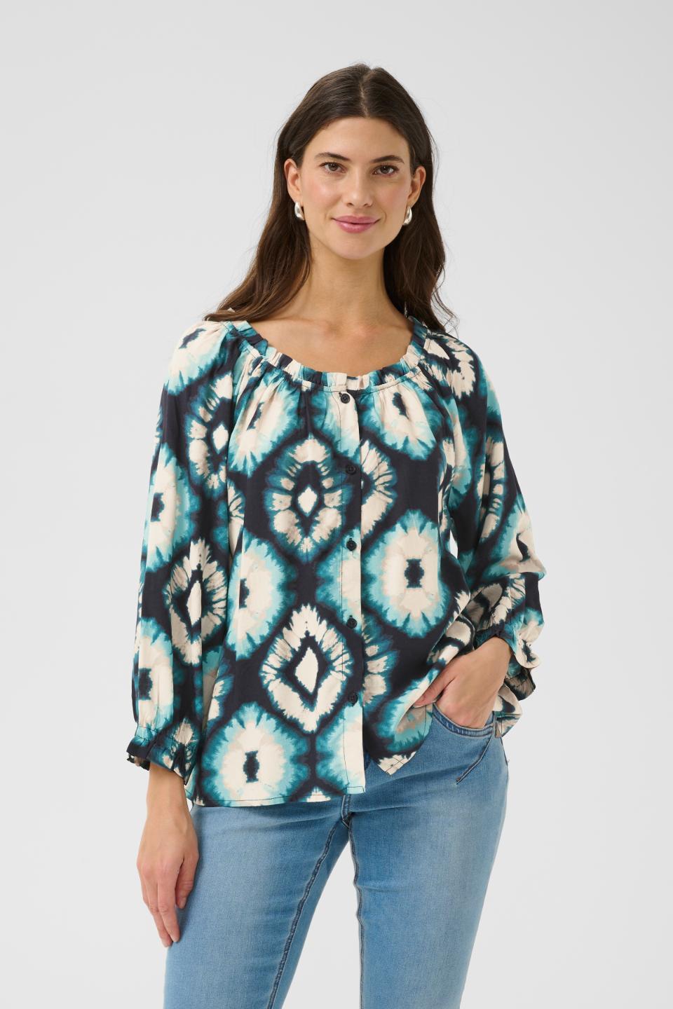 CREAM BLOUSE FEMME