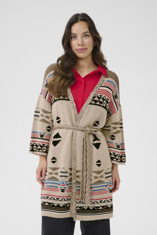 CREAM CARDIGAN FEMME