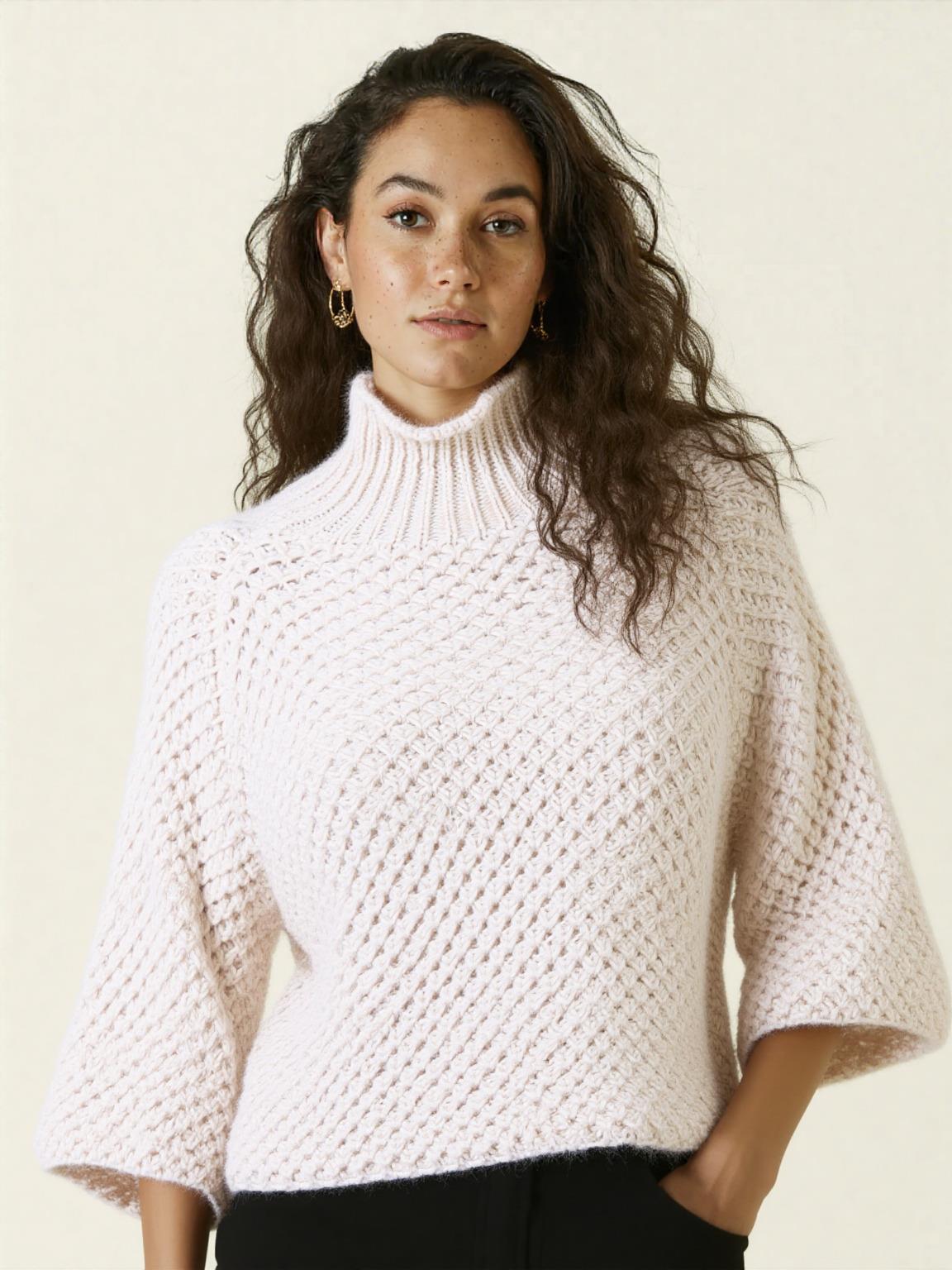 ANGELA MARA COL ROULÉ FEMME