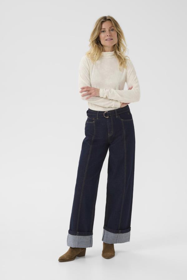 CREAM JEANS FEMME