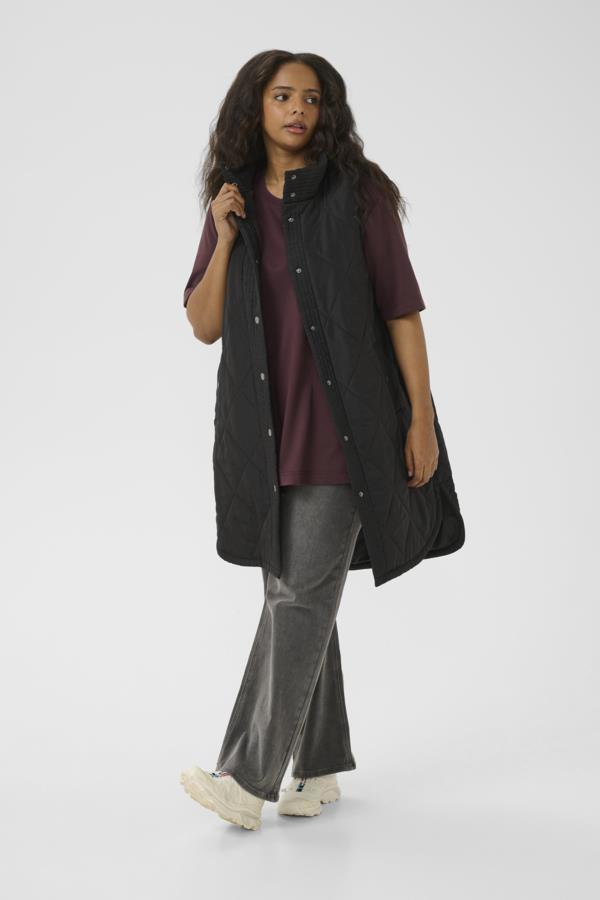 KAFEE CURVE VESTE SANS MANCHE FEMME