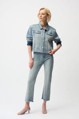 JOSEPH RIBKOFF VESTE EN JEANS FEMME