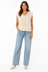 ANGELA  MARA VESTE SANS MANCHE FEMME