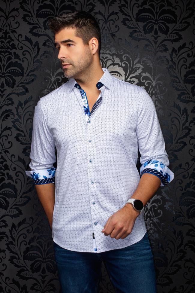 AU NOIR CHEMISE KNIT HOMME