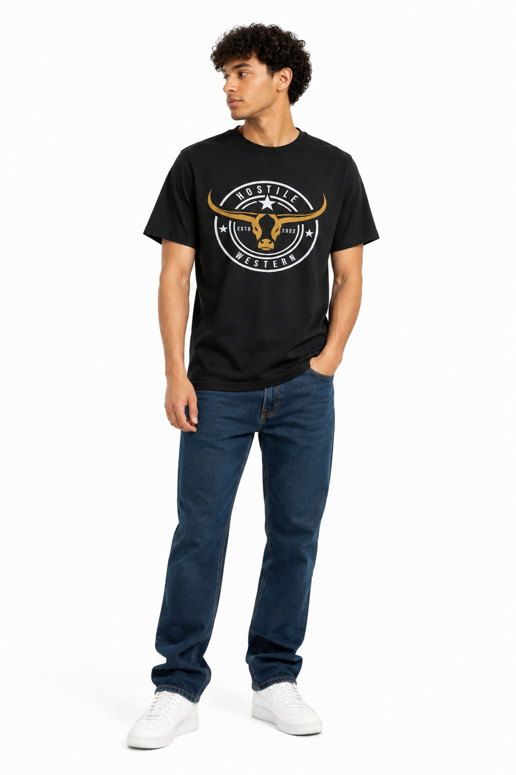 HOSTILE WESTERN T-SHIRT HOMME