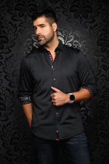 AU NOIR CHEMISE KNIT  HOMME