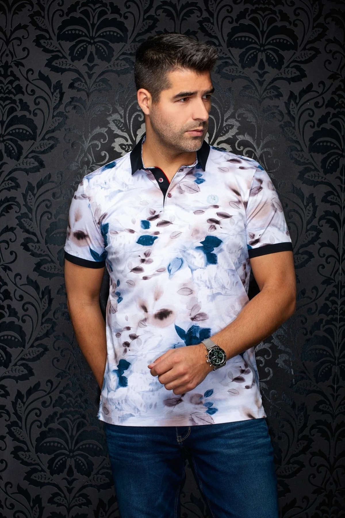 AU NOIR POLO HOMME