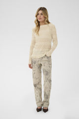 CREAM CHANDAIL FEMME
