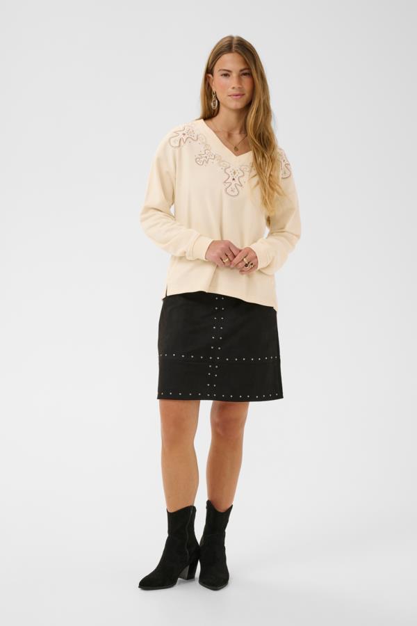 CREAM CHANDAIL FEMME
