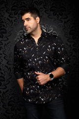 AU NOIR CHEMISE KNIT HOMME