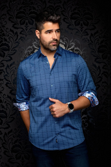 AU NOIR CHEMISE KNIT HOMME