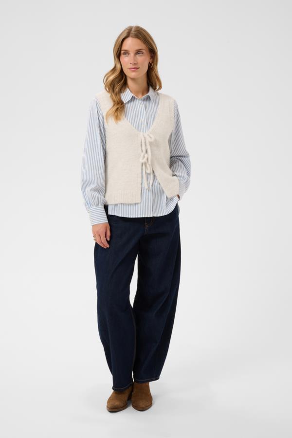 CREAM VESTE SANS MANCHE
