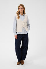 CREAM VESTE SANS MANCHE