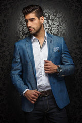 Au Noir Veston Homme