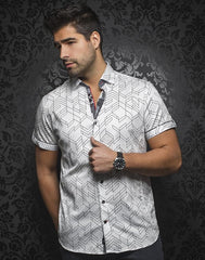 Au Noir Chemise Manche Courte Homme