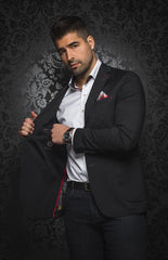 Au Noir Veston Homme