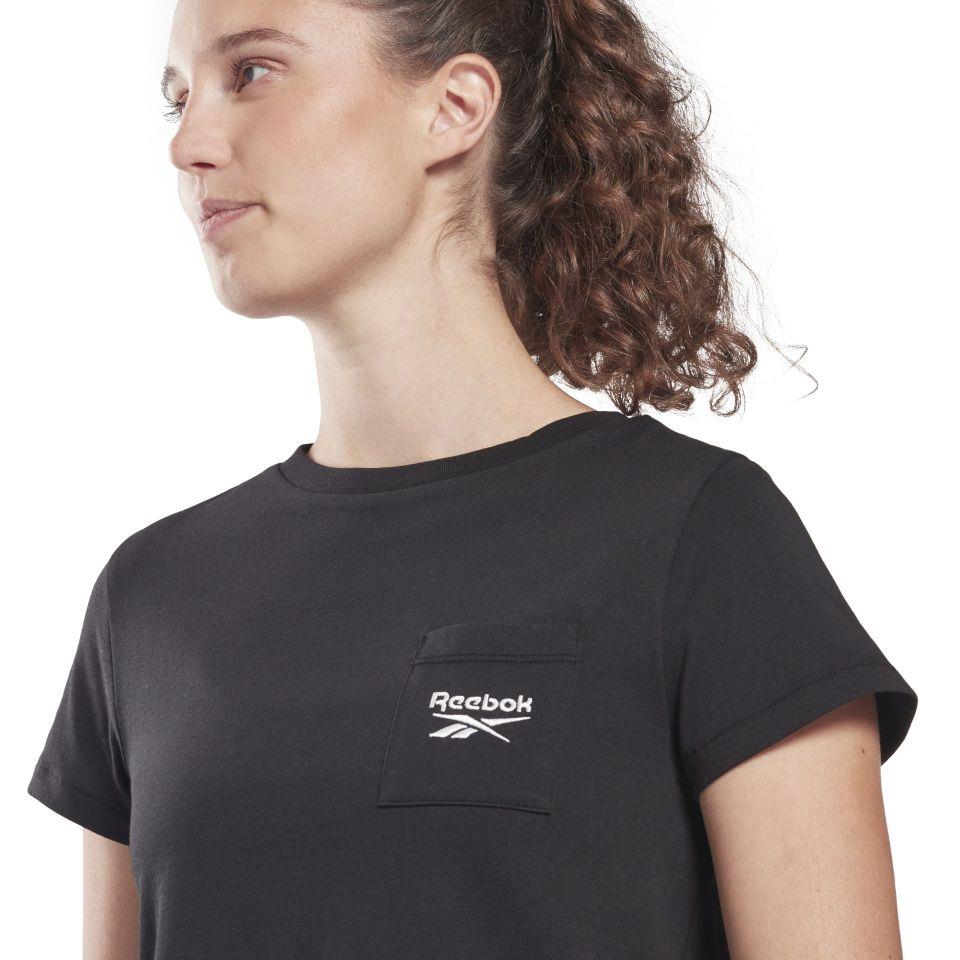 Reebok t best sale shirt femme gris