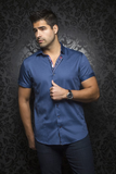 Au Noir Chemise Manche Courte Homme