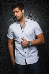 Au Noir Chemise Manche Courte Homme