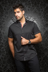 Au Noir Chemise Manche Courte Homme