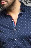 Au Noir Chemise Manche Courte Homme