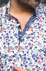 Au Noir Chemise Manche Courte Homme