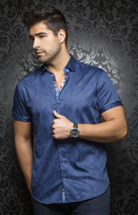 Au Noir Chemise Manche Courte Homme