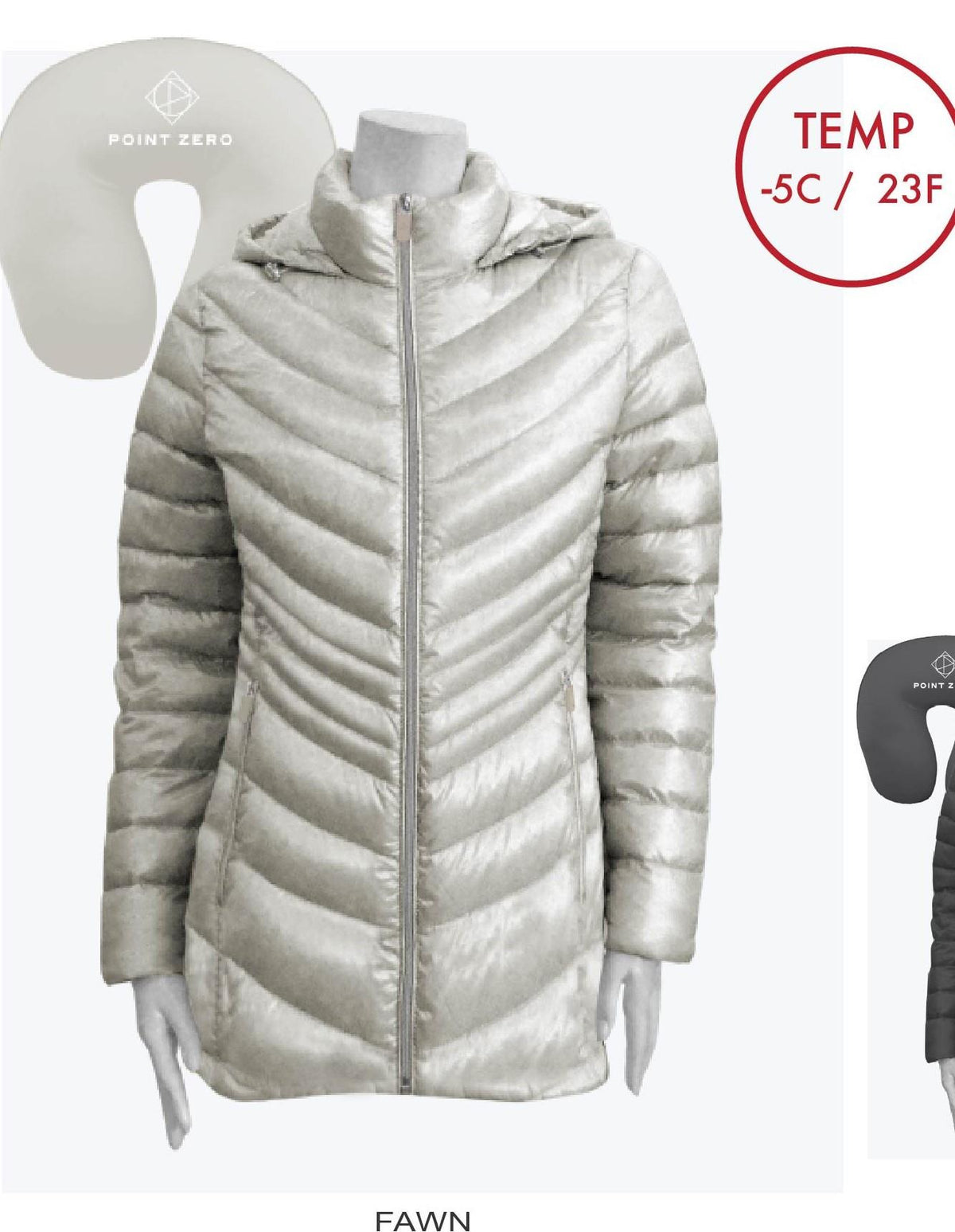 Point Zero Manteau Femme