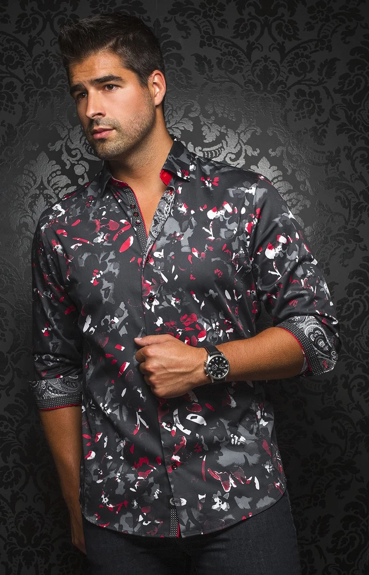 Chemise noir homme hotsell