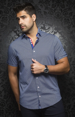Au Noir Chemise Manche Courte Homme