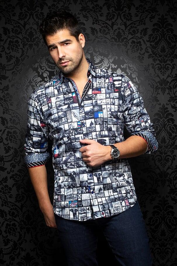 Au Noir Chemise Homme
