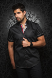 AuNoir Chemise Manche Courte Homme