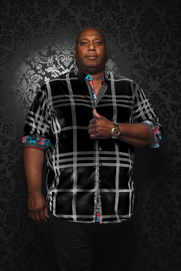 AU NOIR CHEMISE TAILLE PLUS HOMME