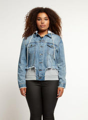 Dex Plus Veste en jeans  Taille Plus Femme