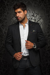 Au Noir Veston Homme