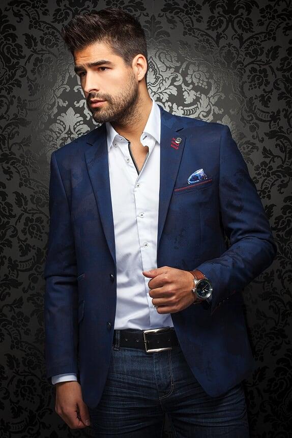 Au Noir Veston Homme