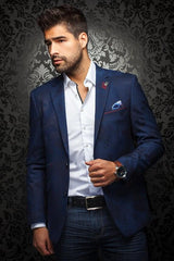 Au Noir Veston Homme
