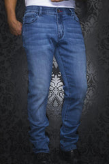 Au Noir Jeans Coupe Johnny Homme