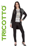 Tricotto Hoodie Veste Femme