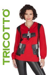 Tricotto Chandail hoodie Femme